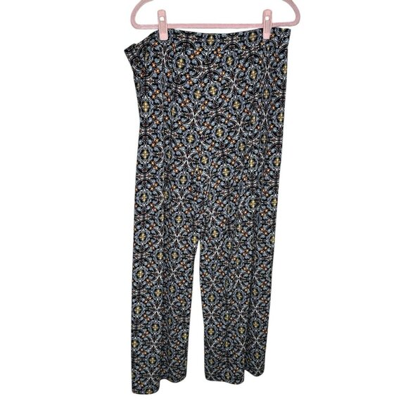 White House Black Market Floral Wide Leg Pants - Picture 3 of 11